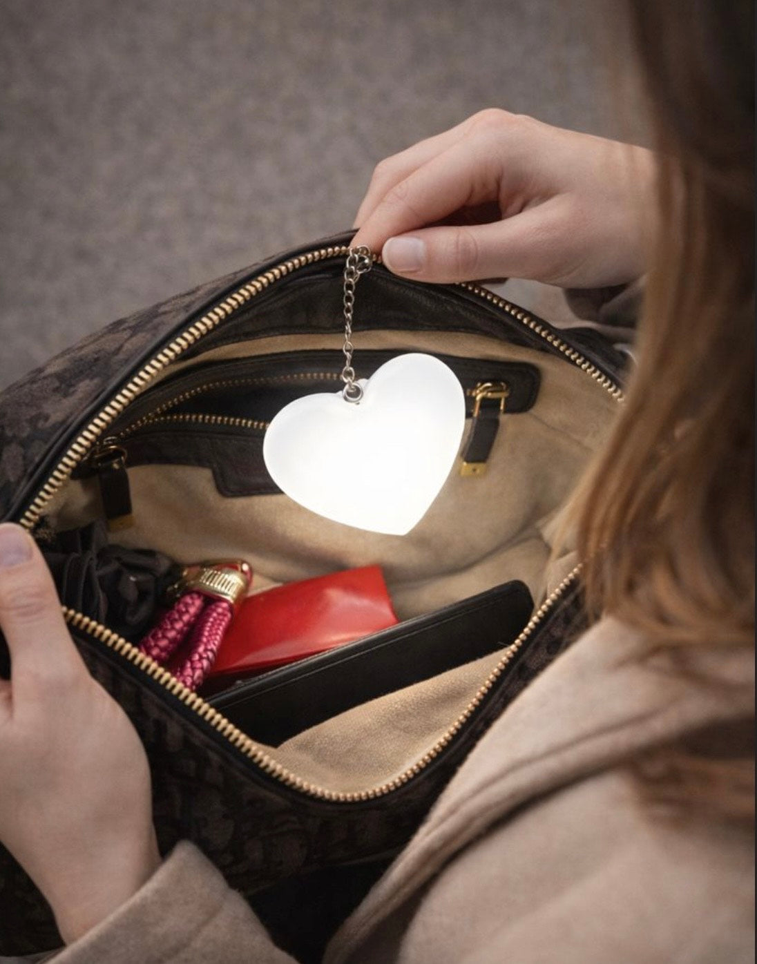 Heart LED Purse Light