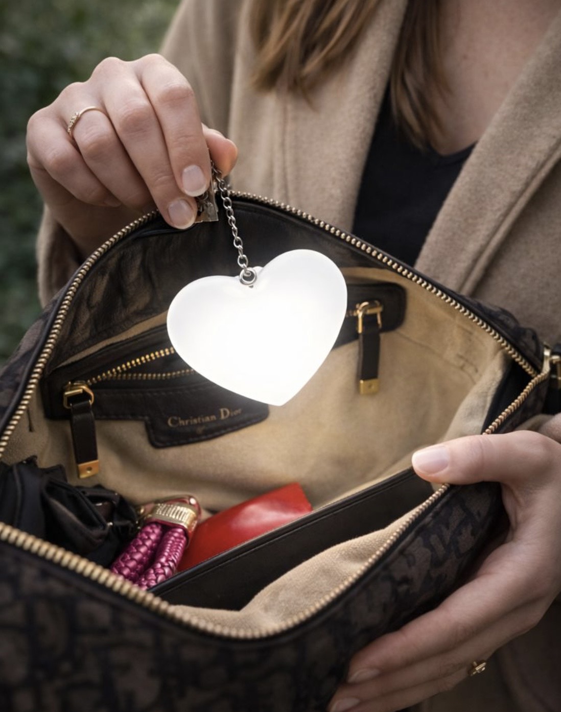 Heart LED Purse Light